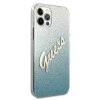 Guess GUHCP12LPCUGLSBL iPhone 12 Pro Max 6,7 niebieski/blue hardcase Glitter Gradient Script
